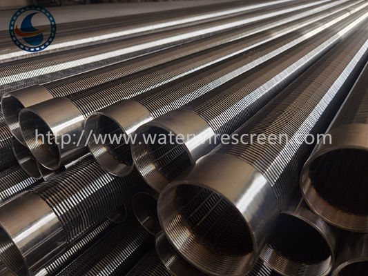 Grade 304 Stainless Steel V Shaped 219mm Wedge Wire Screen Pipe All Welded