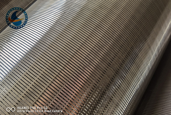 Stainless Steel 304 Vee Wire Filter Screen 406mm For Water Wells Rustproof