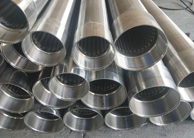 Non Clogging Stainless Steel Wedge Wire Screen 50mm Diameter 0.4mm Slot Size