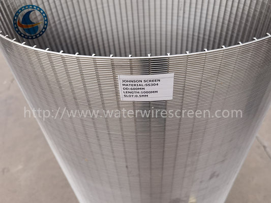 Johnson Wire Wrapped Continuous Slot Screen With 0.5mm Gap