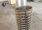 Stainless Steel Slot 40 Reverse Wedge Wire Screen Wound Cylinder