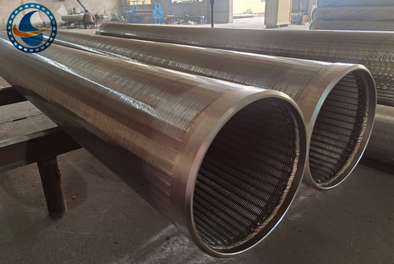 Collapse 100 Bar Water Well Screen Pipe Aisi 304 For 300 Meters Depth Well
