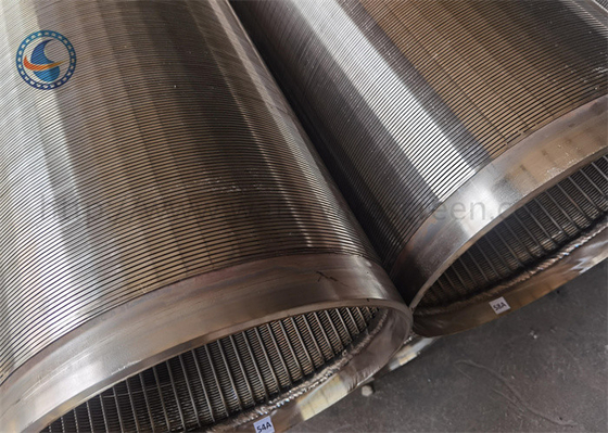 Tuyau inoxydable de Johnson Type Wraps Slot Filter d'écran de fil de l'eau 316l