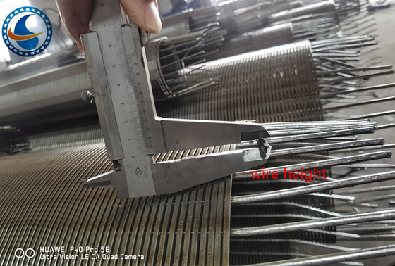 OD 273mm V fil Johnson fil de fer écran non magnétique acier inoxydable