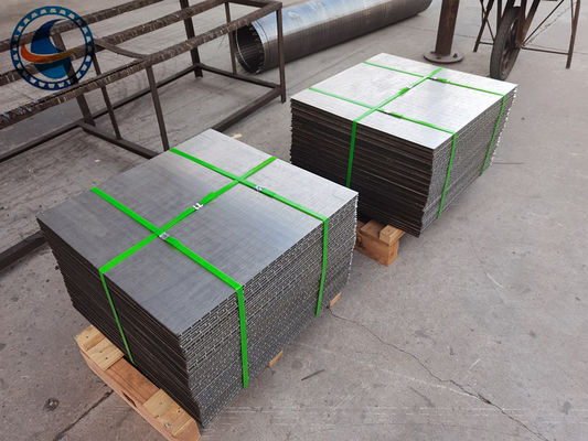 Écrans plats en fil de fil de coin en acier inoxydable durable avec taille de fente de 0,5 mm