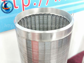 Type de Johnson de 40 fentes écran de fil formé par vé pour le filtre de puits d'eau
