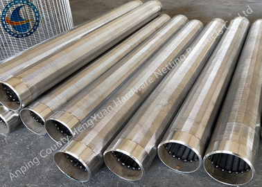 Écran de fil soudé de Johnson d'acier inoxydable, tuyau durable de filtre pour puits de l'eau