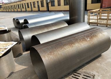 Le tamis de fil de cale de solides solubles 316L Johnson filtre pour le produit chimique/industrie pétrolière