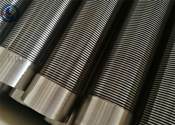 Écran continu de fente de la fente 2mm de la longueur 2.5m pour le filtre de puits d'eau