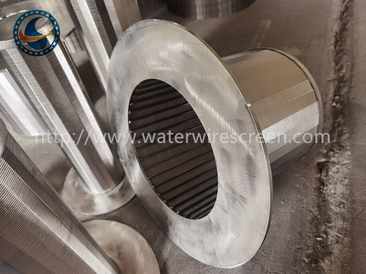 Tuyau de Wedge Wire Screen de trappeur de 304 résines d'acier inoxydable avec 150um Gap