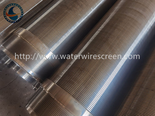 8-5/8 » solides solubles poncent le contrôle 219mm Johnson Wire Screen Filter Pipe pour le puits de pétrole