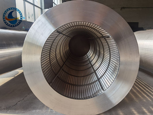 Tuyau d'écran de fil de solides solubles 321 Johnson Type Continuous Slot Wedge