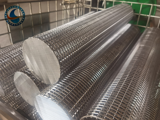 Tube duplex de cylindre de Vee Wedge Wire Continuous Slot de l'acier 2507