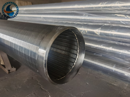 Construction standard de Vee Wire Downhole Slotted Tube de circulation