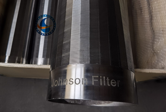 Tuyau d'écran d'acier inoxydable Johnson Filter Welded Wedge Wire