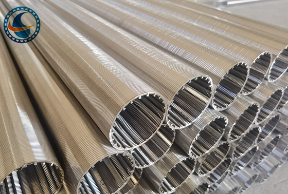 Écran à fente continue en acier inoxydable OD89mm pour la filtration