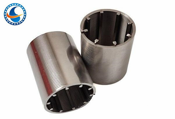 Le fil de la fente 0.025mm a enveloppé le cylindre continu de fente de tuyau