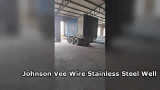 Tamis de puits en acier inoxydable Johnson Vee Wire