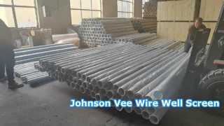 Tamis de puits galvanisés à faible teneur en carbone Johnson Vee Wire