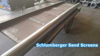 SS304 OD 4-1/2" écrans de sable de Schlumberger ont enveloppé l'écran de fil